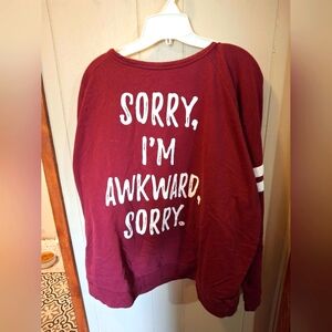 Black Matter Sorry Im Awkward Top